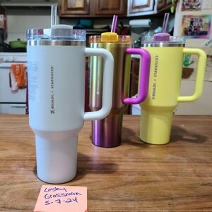 Stanley x Starbucks Limited Edition Cinderella Spring Blue 40oz Quencher Tumbler